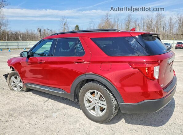 1FMSK8DH6LGC78958 2020 FORD EXPLORER Red Задня ліва чверть