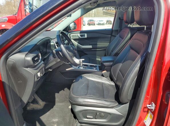 1FMSK8DH6LGC78958 2020 FORD EXPLORER Red Вид салону спереду