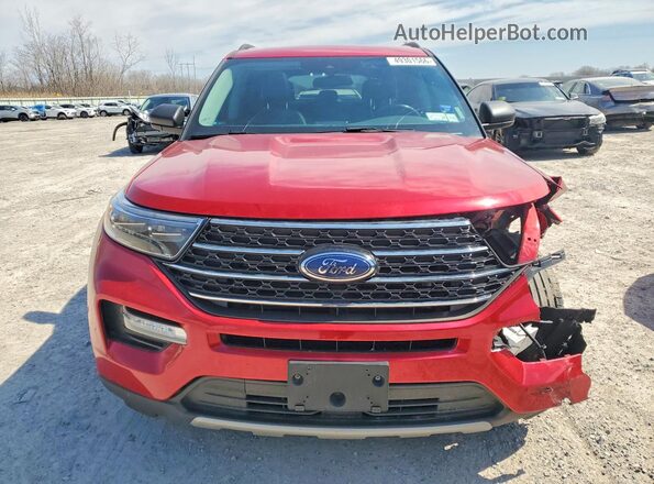 1FMSK8DH6LGC78958 2020 FORD EXPLORER Red Вид спереду