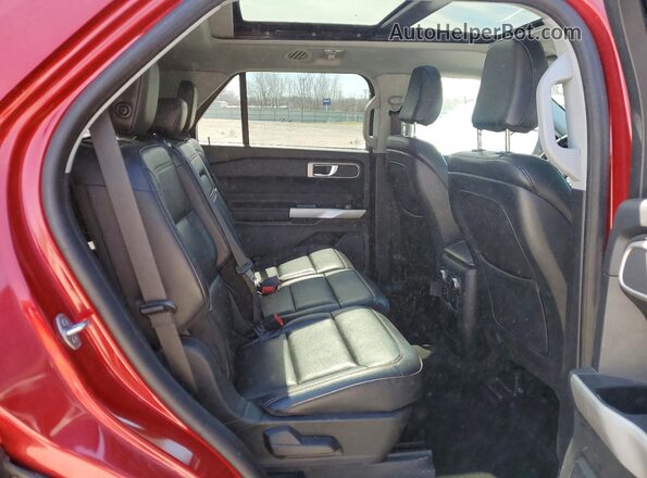 1FMSK8DH6LGC78958 2020 FORD EXPLORER Red Вид задньої частини салону