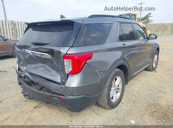 1FMSK8DH6MGA54557 2021 FORD EXPLORER Gray Rear right