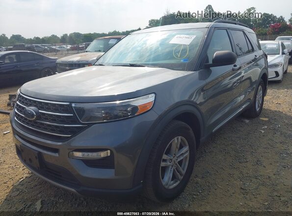 1FMSK8DH6MGA54557 2021 FORD EXPLORER Gray Front left
