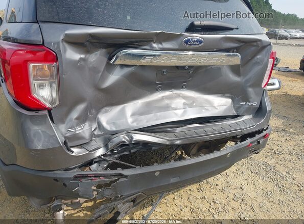 1FMSK8DH6MGA54557 2021 FORD EXPLORER Gray Front view