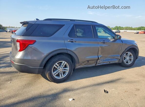 1FMSK8DH6MGA90586 2021 FORD EXPLORER Gray Rear right