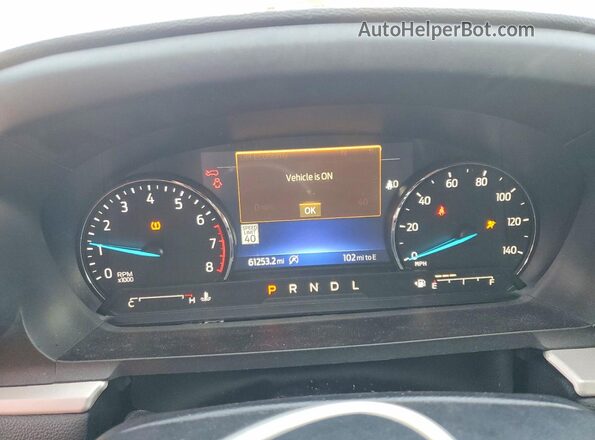 1FMSK8DH6MGA90586 2021 FORD EXPLORER Gray Instrument cluster view
