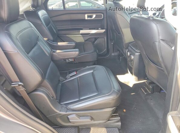 1FMSK8DH6MGA90586 2021 FORD EXPLORER Gray Rear interior view