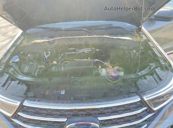 1FMSK8DH6MGA90586 2021 FORD EXPLORER Gray Engine compartment view