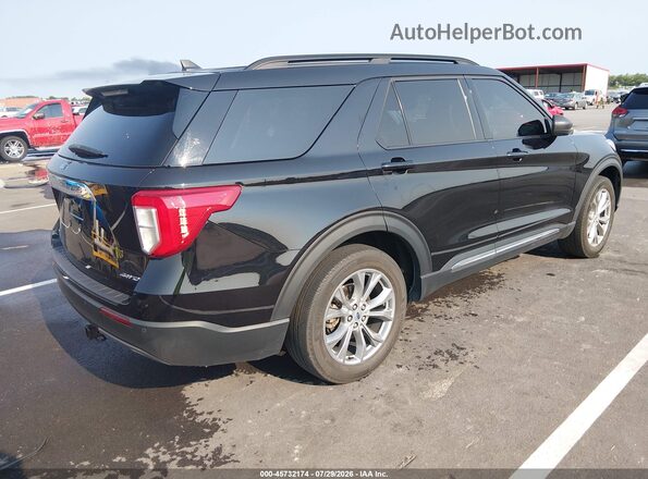 1FMSK8DH6MGC24044 2021 FORD EXPLORER Black უკანა მარჯვენა