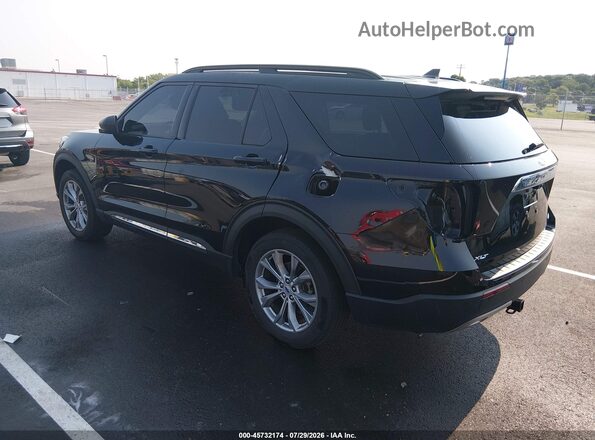1FMSK8DH6MGC24044 2021 FORD EXPLORER Black უკანა მარცხენა