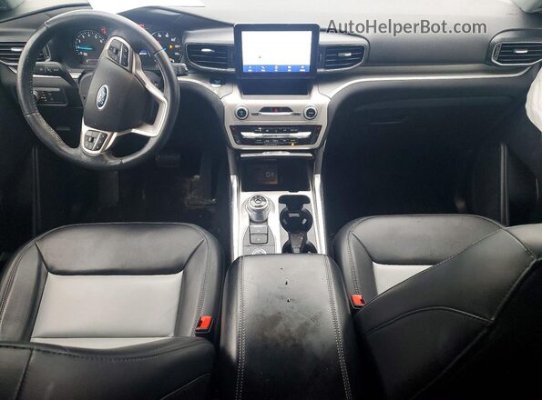 1FMSK8DH6NGB16752 2022 FORD EXPLORER Black წინა პანელის ხედი