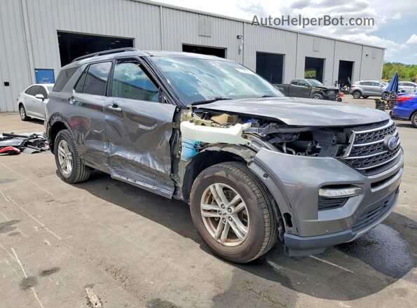 1FMSK8DH6PGA04522 2023 FORD EXPLORER Серый Передняя правая четверть
