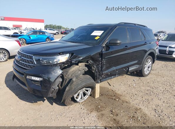 1FMSK8DH6PGA68480 2023 FORD EXPLORER Черный Передняя левая четверть