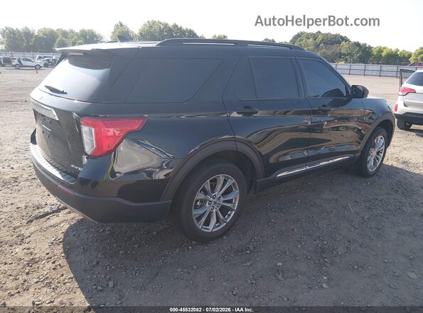 1FMSK8DH6PGA68480 2023 FORD EXPLORER Черный Задняя правая четверть