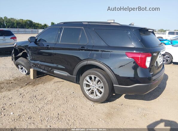 1FMSK8DH6PGA68480 2023 FORD EXPLORER Черный Задняя левая четверть