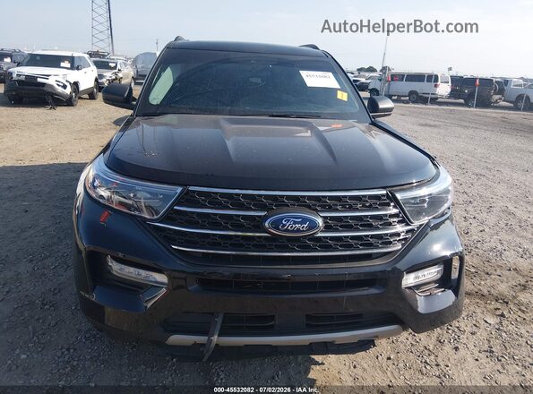 1FMSK8DH6PGA68480 2023 FORD EXPLORER Черный Вид задней части салона
