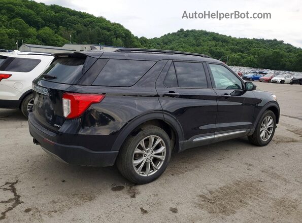 1FMSK8DH6PGB34493 2023 FORD EXPLORER Black Հետևի աջ