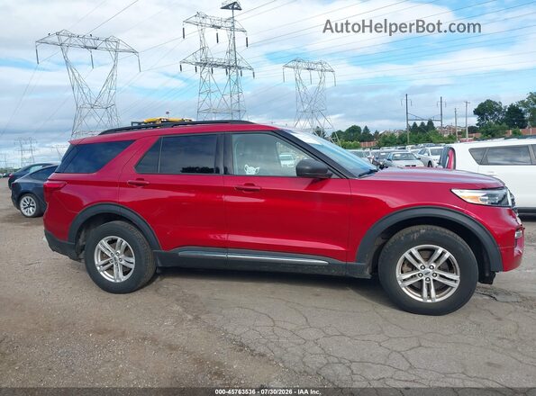 1FMSK8DH6PGC41091 2023 FORD EXPLORER Красный Панорамный вид салона 360°