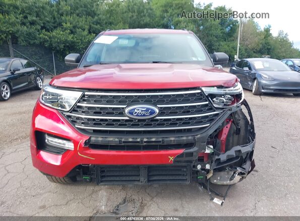 1FMSK8DH6PGC41091 2023 FORD EXPLORER Красный Вид задней части салона