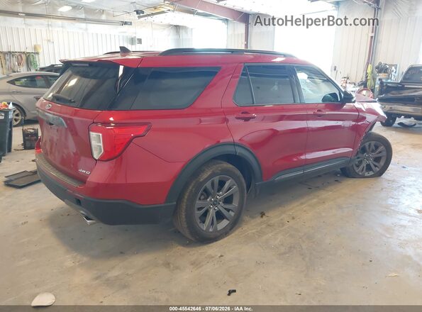 1FMSK8DH6RGA65274 2024 FORD EXPLORER Red Trasero derecho