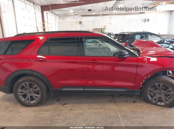 1FMSK8DH6RGA65274 2024 FORD EXPLORER Red Vista interior trasera