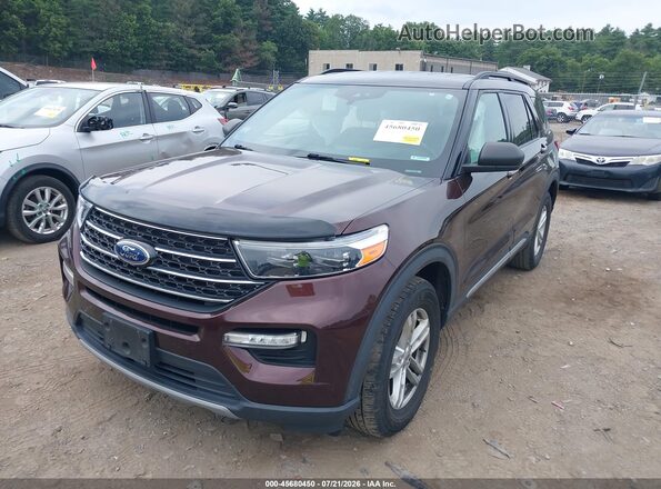 1FMSK8DH7LGA31593 2020 FORD EXPLORER Red Przód lewy
