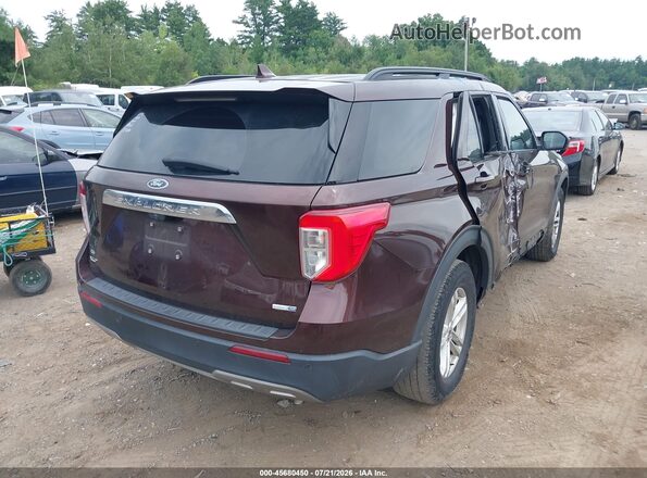 1FMSK8DH7LGA31593 2020 FORD EXPLORER Red Tył prawy