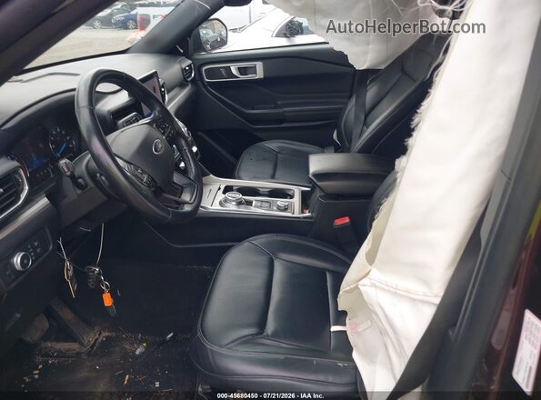1FMSK8DH7LGA31593 2020 FORD EXPLORER Red Widok wnętrza z przodu