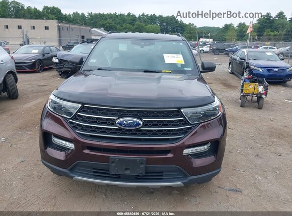 1FMSK8DH7LGA31593 2020 FORD EXPLORER Red Widok zestawu wskaźników