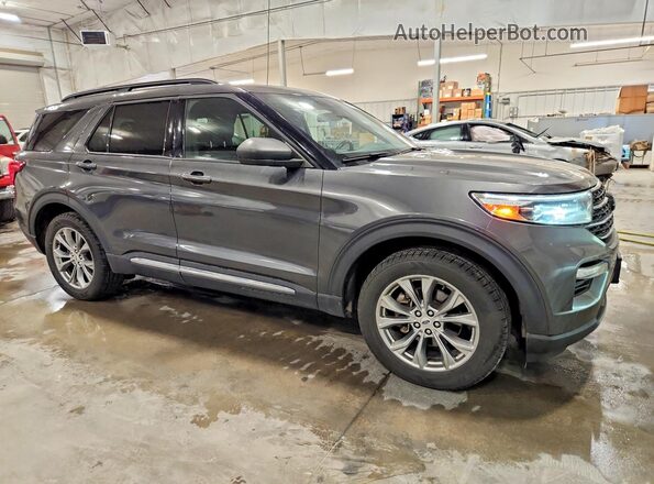 1FMSK8DH7LGA60916 2020 FORD EXPLORER Gray Przód prawy