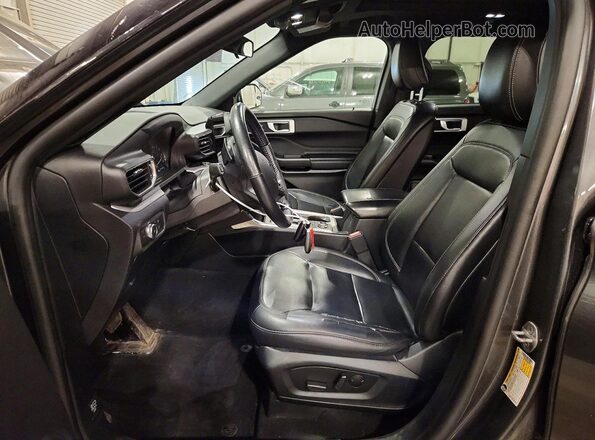 1FMSK8DH7LGA60916 2020 FORD EXPLORER Gray Widok wnętrza z przodu
