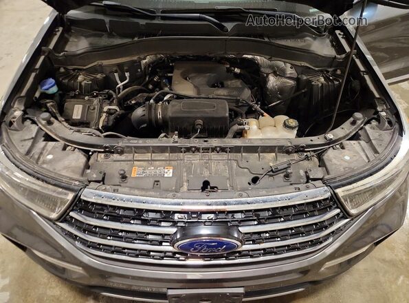 1FMSK8DH7LGA60916 2020 FORD EXPLORER Gray Widok komory silnika