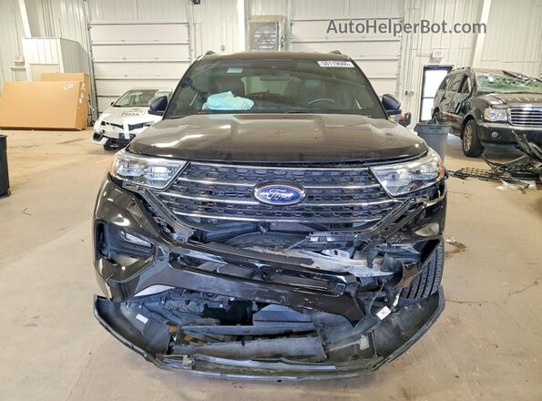 1FMSK8DH7LGA80552 2020 FORD EXPLORER Black Front view
