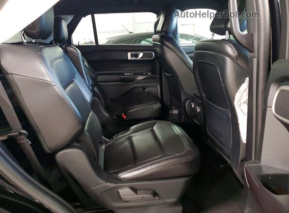 1FMSK8DH7LGA80552 2020 FORD EXPLORER Black Rear interior view