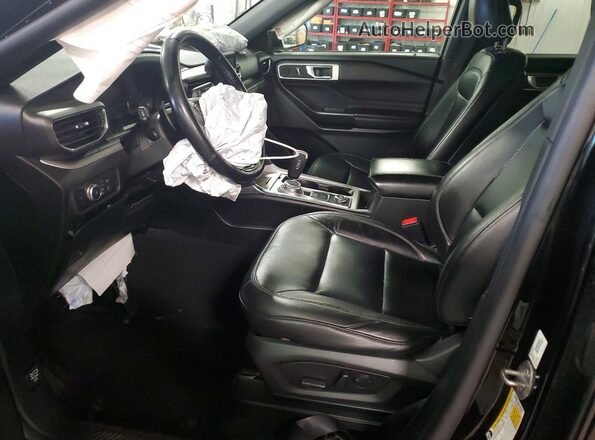 1FMSK8DH7LGA80552 2020 FORD EXPLORER Black Front interior view