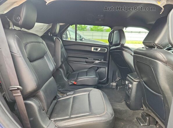 1FMSK8DH7LGA90952 2020 FORD EXPLORER Blue Rear interior view