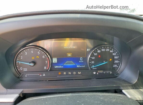 1FMSK8DH7LGB13100 2020 FORD EXPLORER Gray ხელსაწყოთა პანელის ხედი