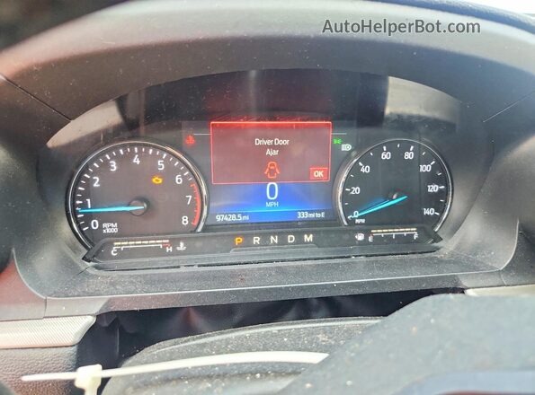 1FMSK8DH7LGB25635 2020 FORD EXPLORER Blue Widok zestawu wskaźników