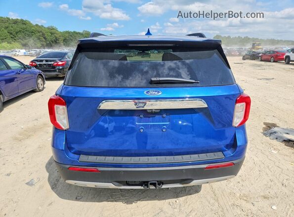 1FMSK8DH7LGB25635 2020 FORD EXPLORER Blue Widok z tyłu