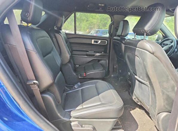 1FMSK8DH7LGB25635 2020 FORD EXPLORER Blue Widok wnętrza z tyłu