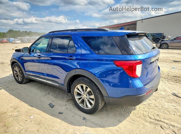 1FMSK8DH7LGB25635 2020 FORD EXPLORER Blue Tył lewy