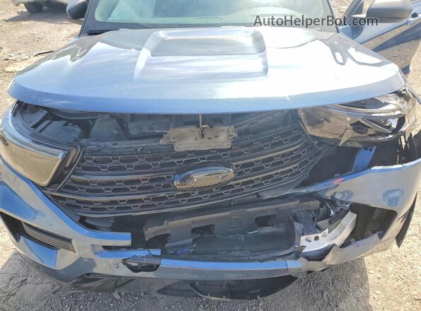 1FMSK8DH7LGB50583 2020 FORD EXPLORER Blue Вид підкапотного простору