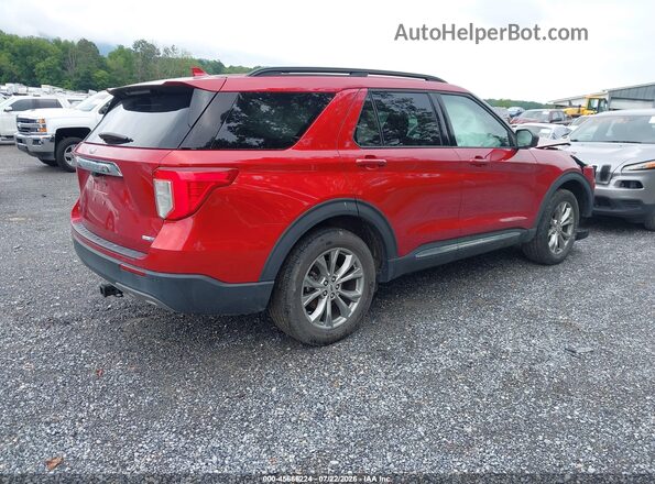 1FMSK8DH7LGC07834 2020 FORD EXPLORER Red Задня права чверть
