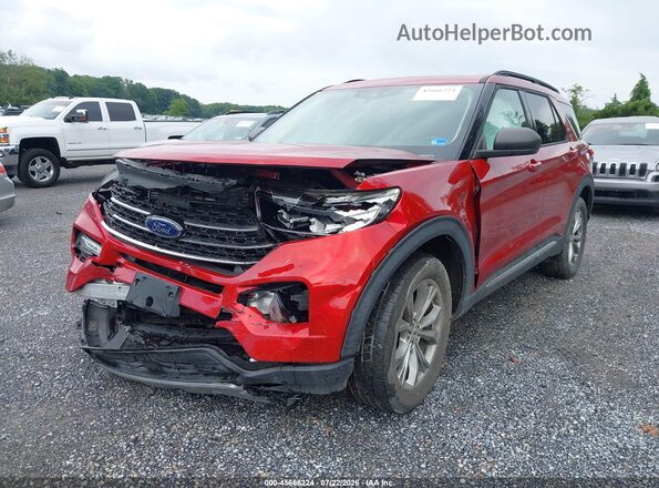 1FMSK8DH7LGC07834 2020 FORD EXPLORER Red Вид спереду