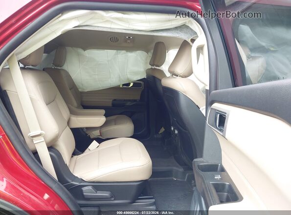 1FMSK8DH7LGC07834 2020 FORD EXPLORER Red Вид наклейки з VIN-кодом