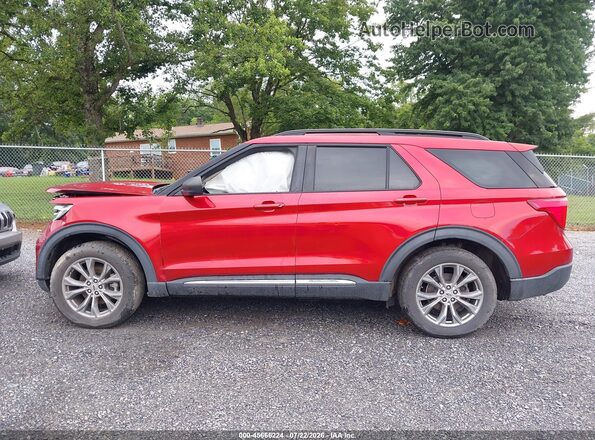 1FMSK8DH7LGC07834 2020 FORD EXPLORER Red Панорамний вид салону 360°
