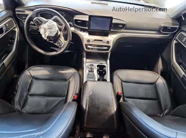 1FMSK8DH7LGC58976 2020 FORD EXPLORER Серый Вид панели приборов