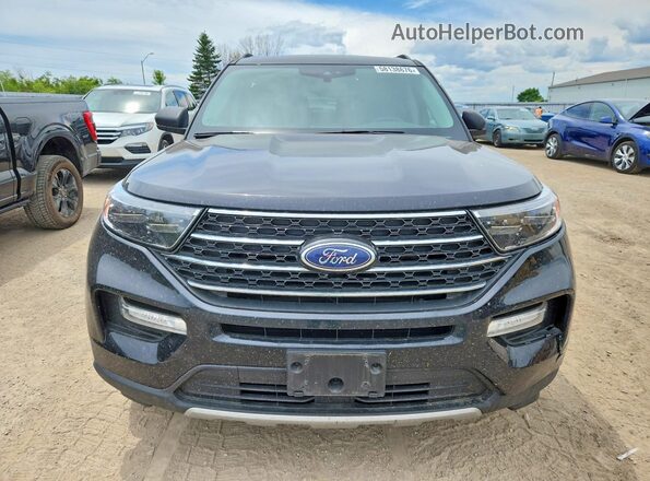 1FMSK8DH7LGC68973 2020 FORD EXPLORER Black Front view