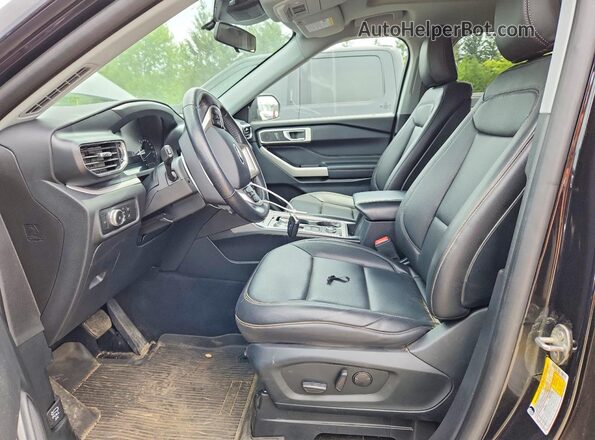 1FMSK8DH7LGC68973 2020 FORD EXPLORER Black Front interior view