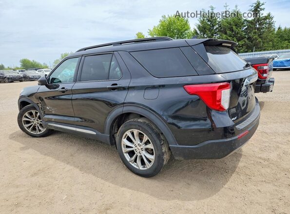 1FMSK8DH7LGC68973 2020 FORD EXPLORER Black Rear left