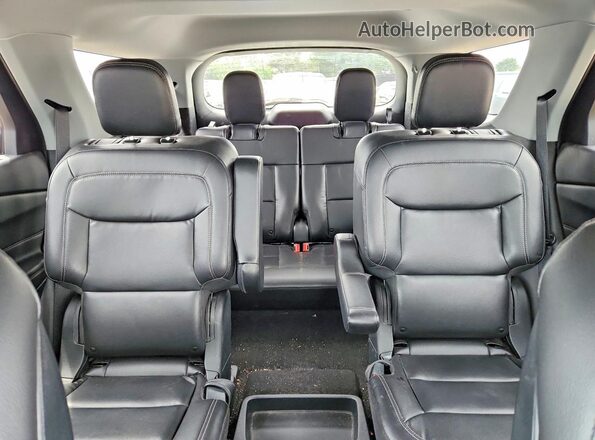 1FMSK8DH7LGC68973 2020 FORD EXPLORER Black Rear seats view